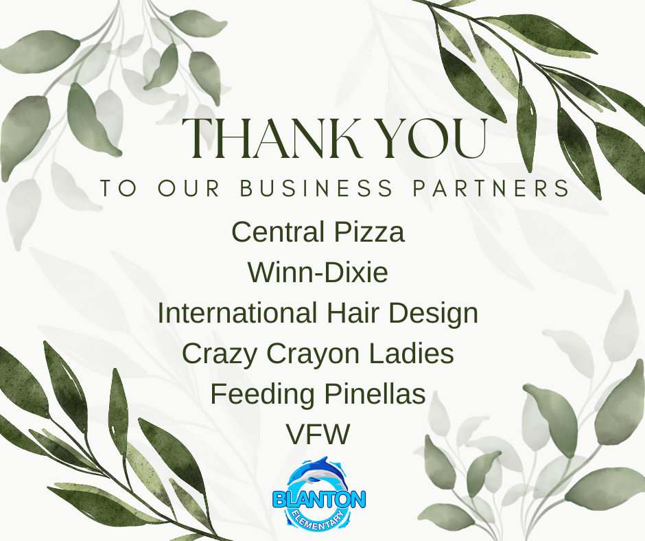 Thank you to our business partners!